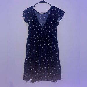 Cute Blue Flower Dress